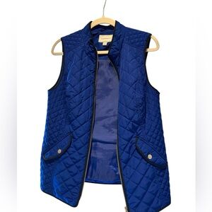 Charter Club Royal Blue Quilted Vest